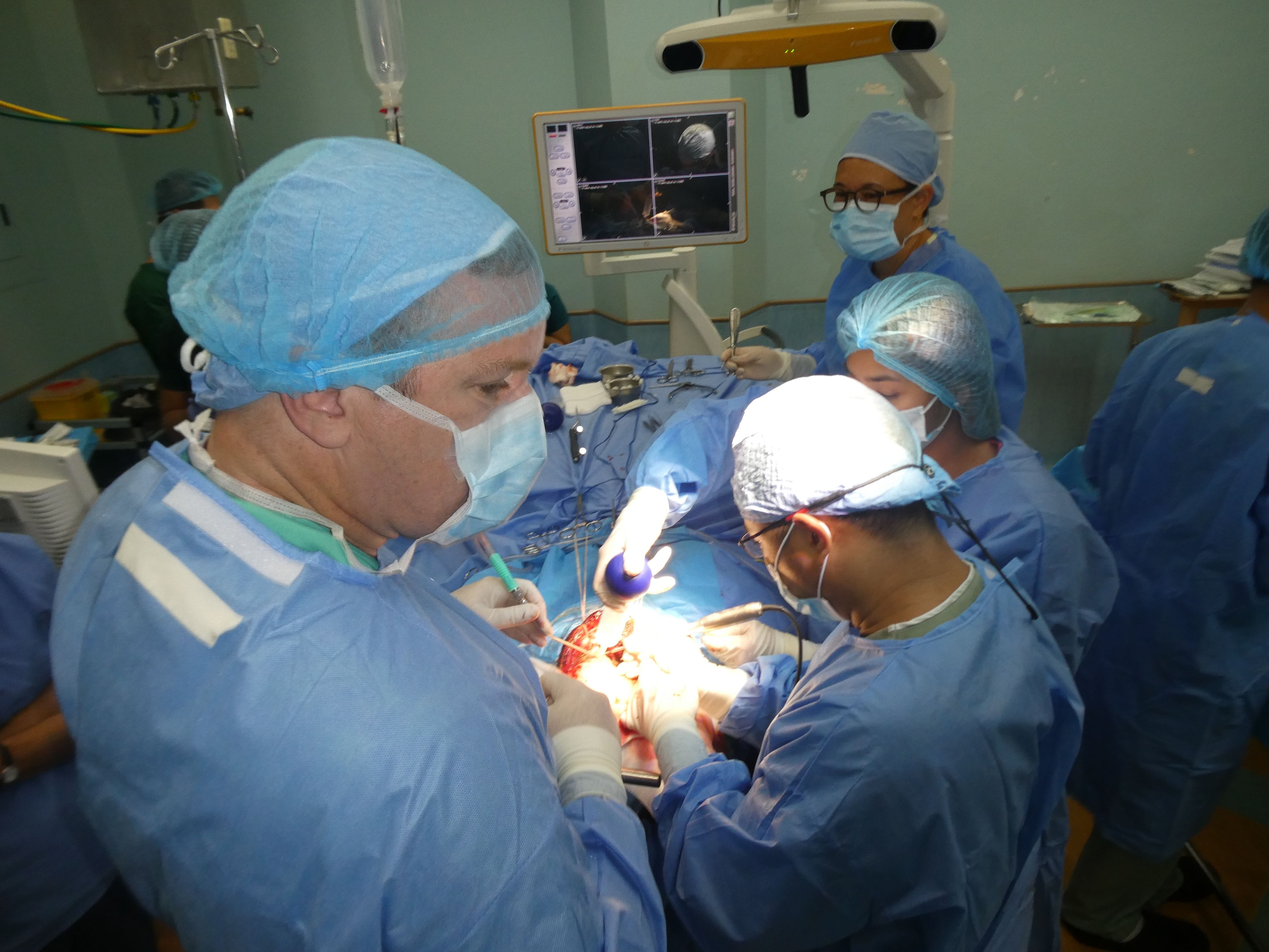 Doctors During an Operation